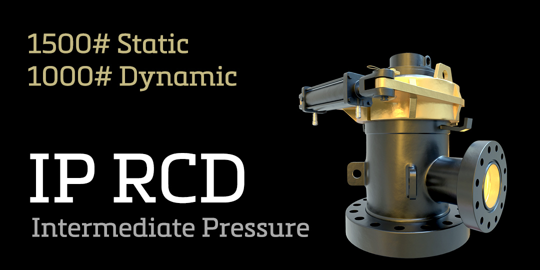 Black Gold's intermediate pressure rotating control device handles pressures of 1500 static and 1000 dynamic.